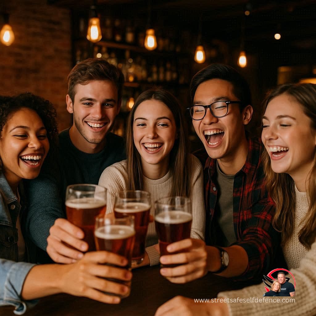 Drink spiking awareness graphic educating parents and teens about safety risks, prevention, and personal awareness