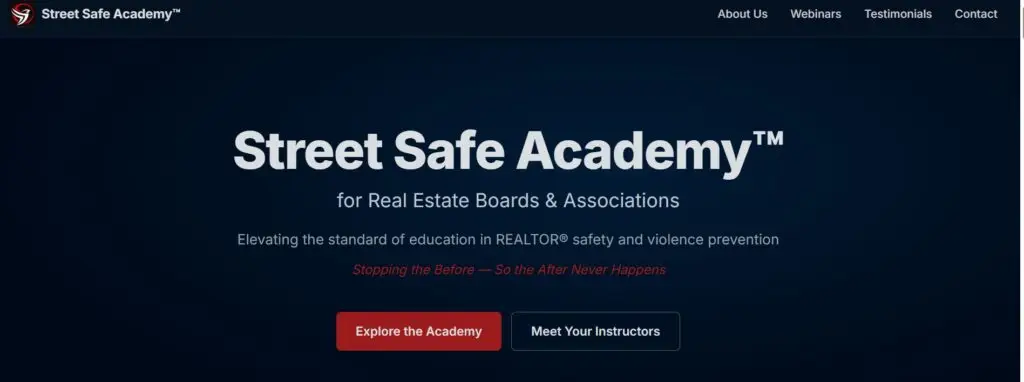 REALTOR safety strategies and awareness training