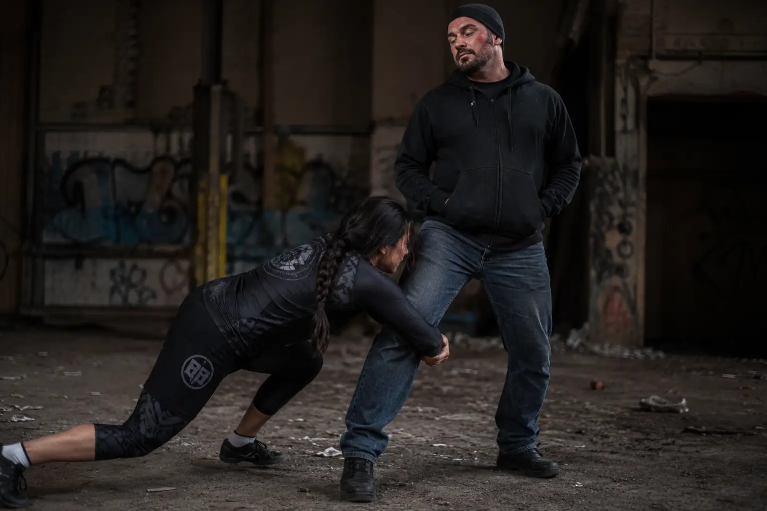 Violence prevention training image representing Indigenous women's safety education and practical self-defence awareness