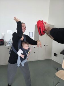 a mom learning reality self defence. this is life for many, many women. Martial Arts does not fit here