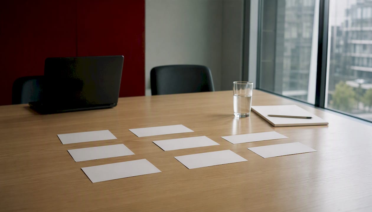 Training materials on table for fraud awareness