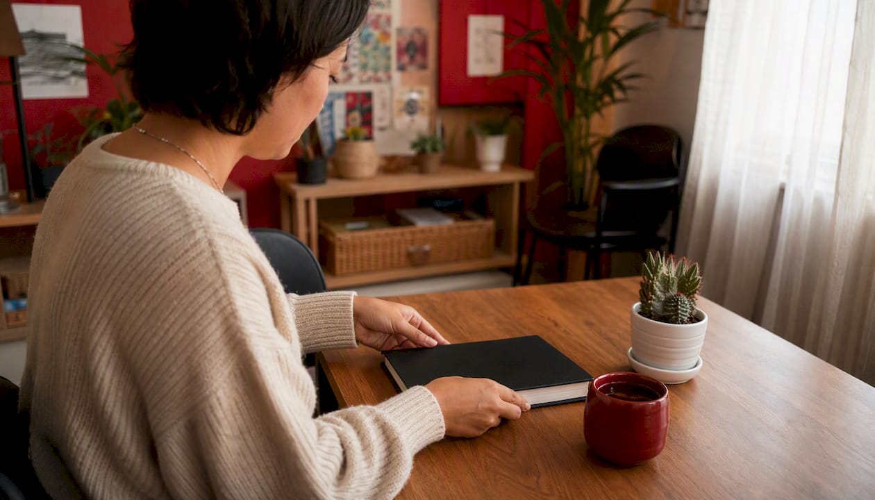 School counsellor preparing counseling office