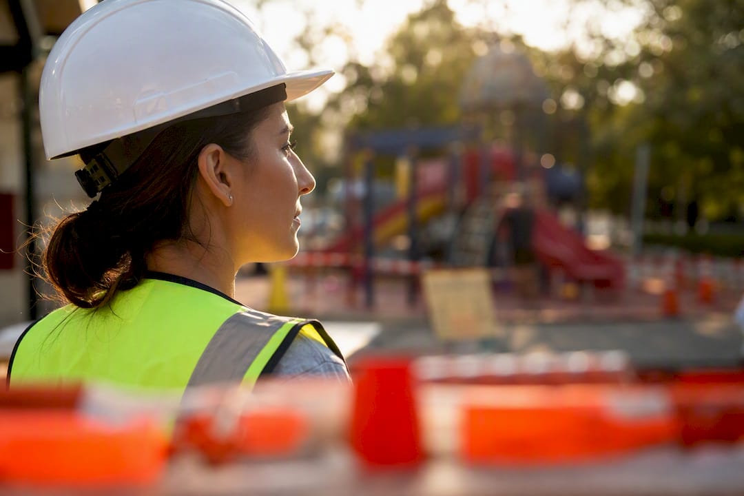 Safety professional actively spotting hazards