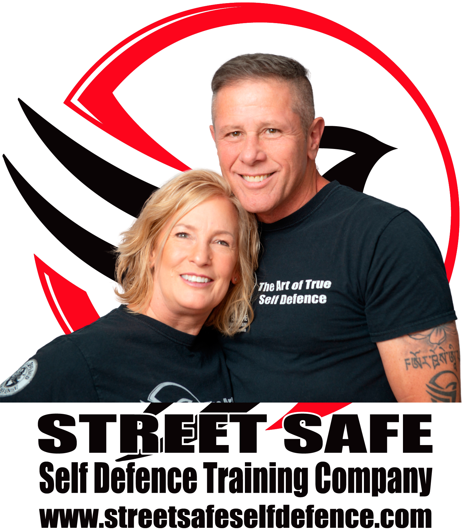 Founders of Street Safe Self Defence Training Company, Rob and Beth Andress